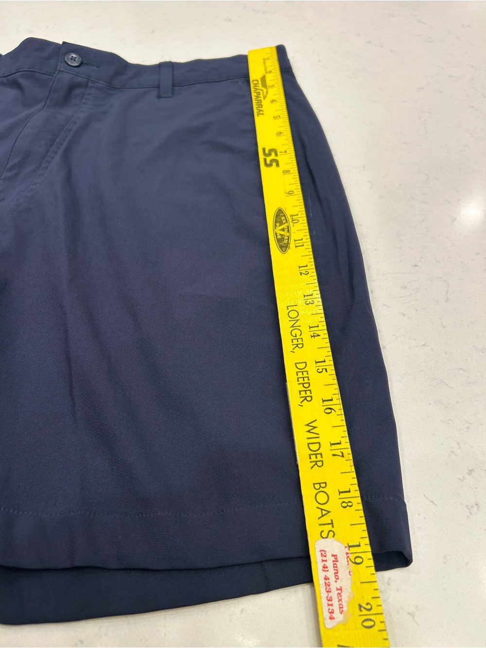 FootJoy Shorts 34 Men’s Pace Golf Navy Blue Performance 9” Inseam 26865 - Picture 5 of 13